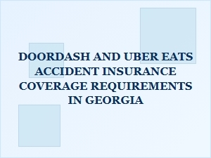 Georgia Accident Insurance for Food Delivery Drivers